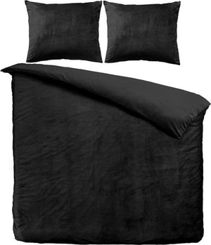 Dekbedovertrek Velvet Zwart 