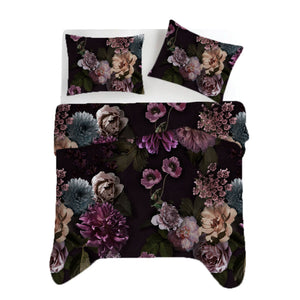 Easy Dekbed Purple Flowers | Dekbed Zonder Overtrek SALE