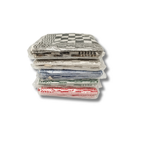 Keukendoek - Handdoek Geblokt Zwart