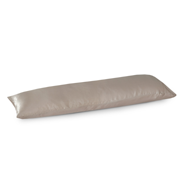 Lichaamskussen Sloop Beauty Zijde Taupe 40x145 cm 