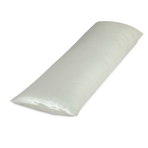 Lichaamskussen Sloop Beauty Zijde Gebroken Wit 40x145 cm 