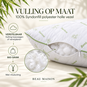 Bamboe Kussen Holle Vezel