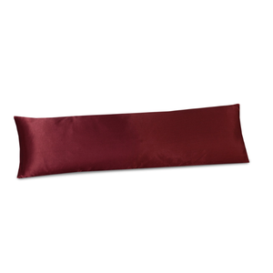Lichaamskussen Sloop Beauty Zijde Bordeauxrood 40x145 cm 