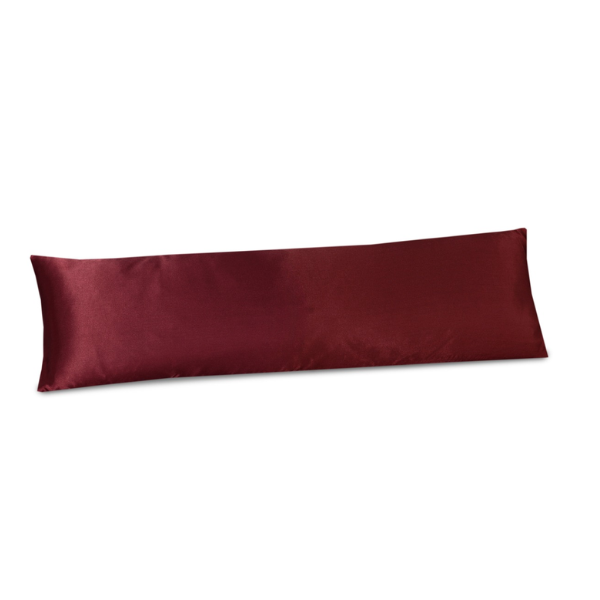 Lichaamskussen Sloop Beauty Zijde Bordeauxrood 40x145 cm 