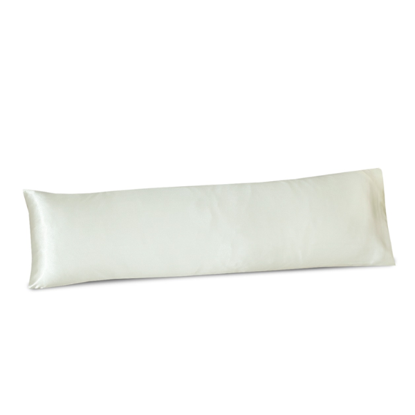 Lichaamskussen Sloop Beauty Zijde Gebroken Wit 40x145 cm 