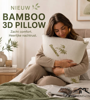 Bamboe 3D Pillow - 50 x 70 cm