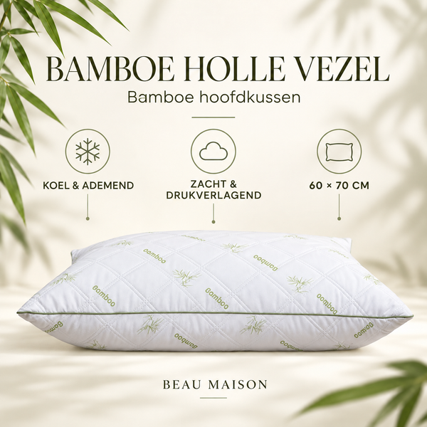 Bamboe Kussen Holle Vezel