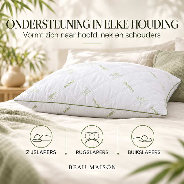 Bamboe Kussen Holle Vezel