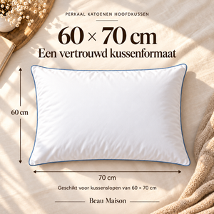 Hoofdkussen Perkaal Katoen