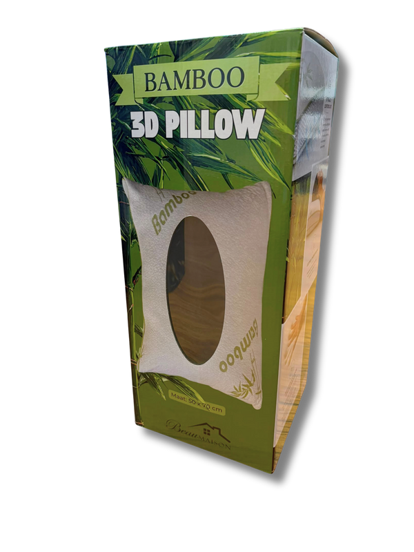 Bamboe 3D Pillow - 50 x 60 cm