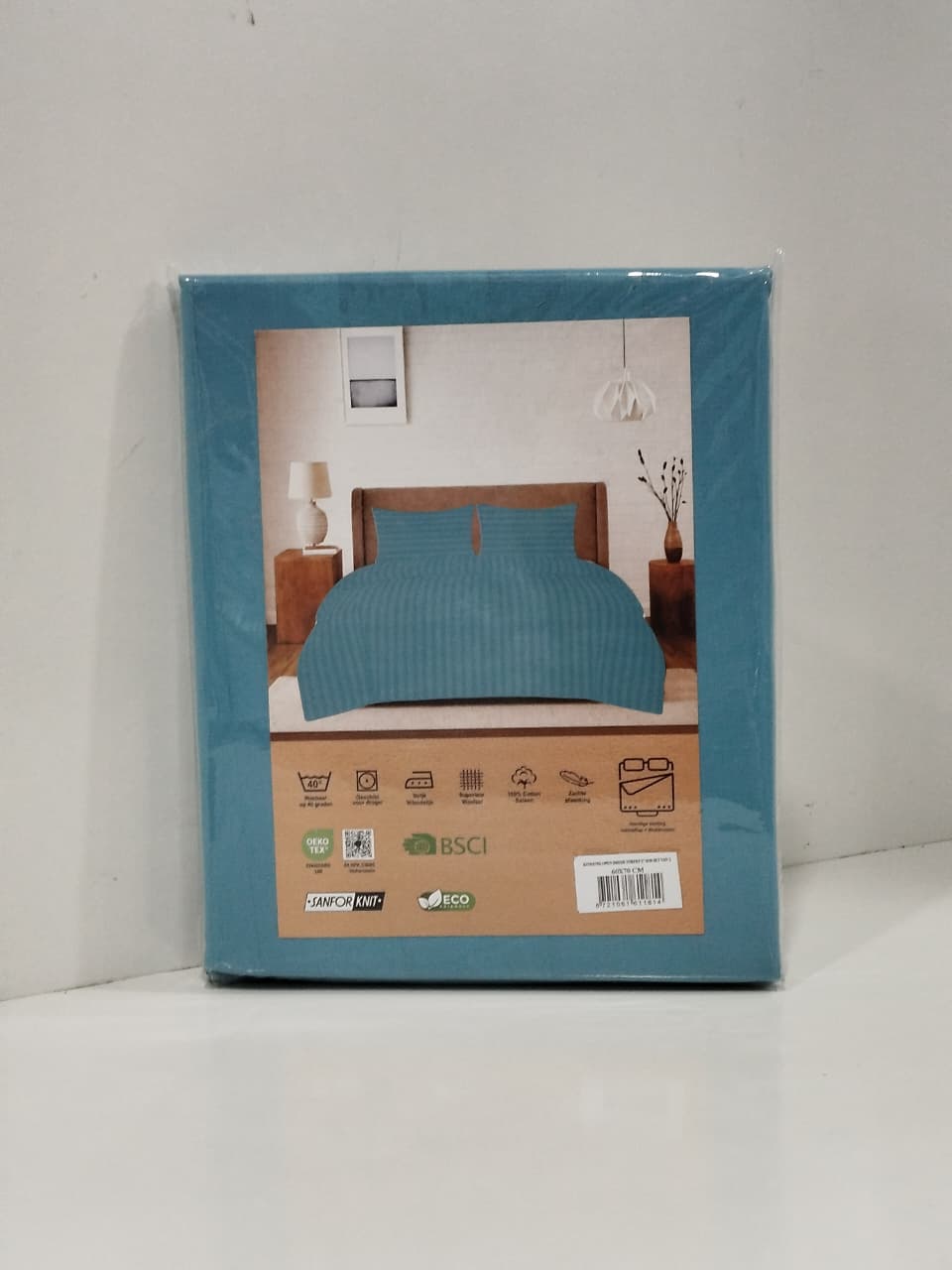 Kussenslopen Hotellinnen 27 mm - Set van 2 - 60x70 cm - Blauw