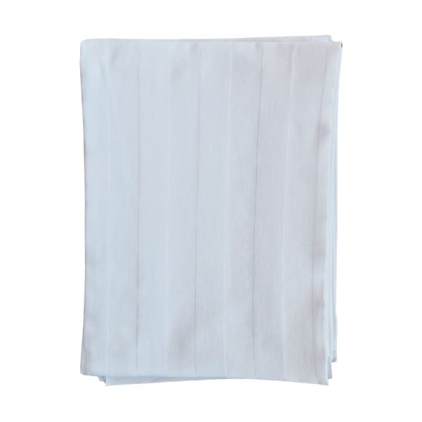 Hotel Kussenslopen Wit 65x90 cm | 27 mm CVC Satin Stripe | Per 12 verpakt