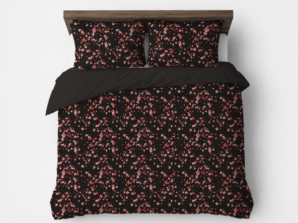 Dekbed Zonder Overtrek Japon Black | Easy Dekbed
