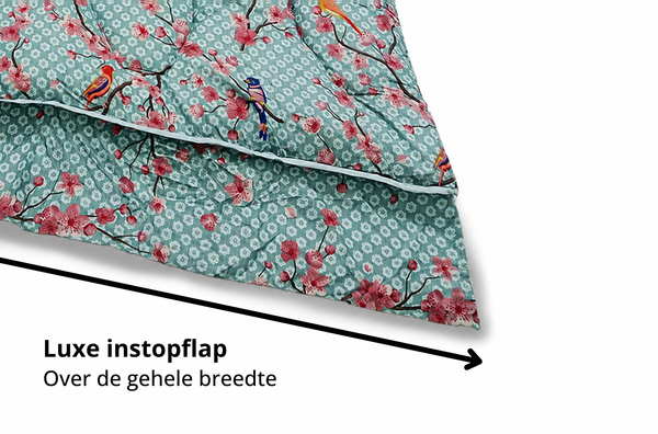 Dekbed Zonder Overtrek Japon Blue | Easy Dekbed Uni