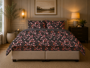 PRE-ORDER! Dekbed Zonder Overtrek Japon Black | Easy Dekbed Uni