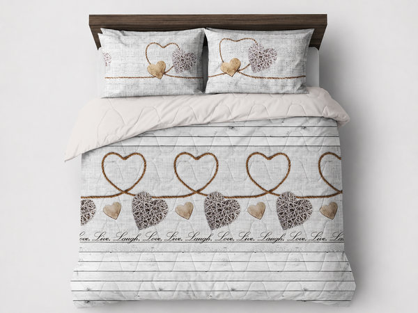 Duvet Without Cover Live Laugh Love | Easy Duvet