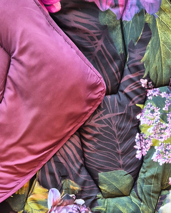 Dekbed Zonder Overtrek Purple Flowers | Easy Dekbed Uni