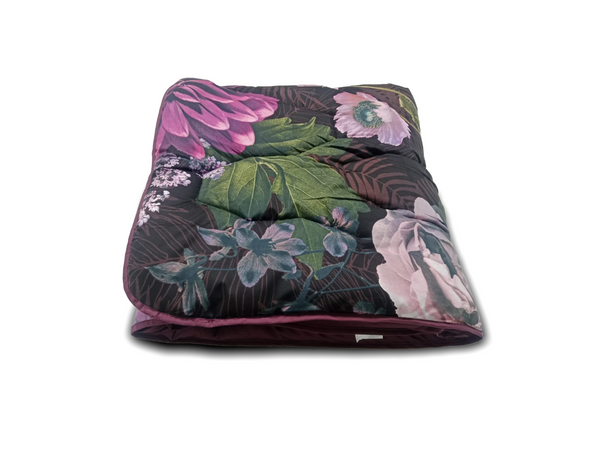 Duvet Without Cover Purple Flowers | Easy Duvet
