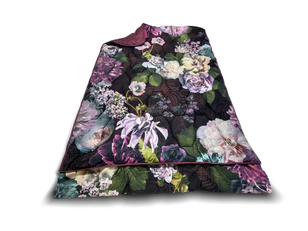Duvet Without Cover Purple Flowers | Easy Duvet