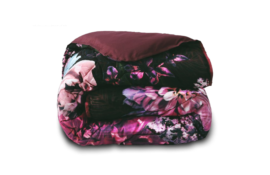 Dekbed Zonder Overtrek Purple Flowers | Easy Dekbed Uni