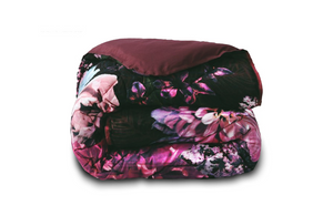 Dekbed Zonder Overtrek Purple Flowers | Easy Dekbed Uni