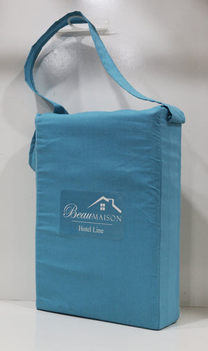 Hotellinnen Dekbedovertrek Blauw | 27mm Streep