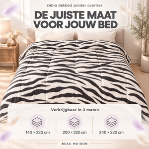 Dekbed Zonder Overtrek Zebra