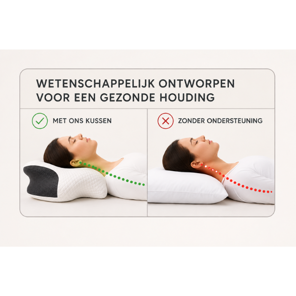 Zen X Pillow - Ergonomisch slaapkussen - 50x70 cm