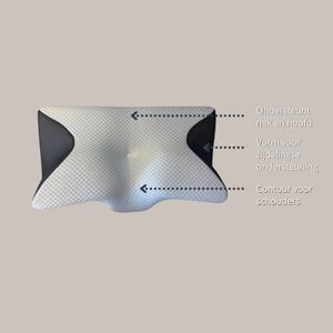 Zen X Pillow - Ergonomisch slaapkussen - 50x70 cm