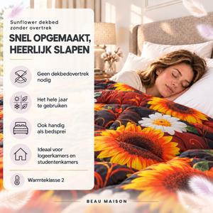 Dekbed Zonder Overtrek Sunflower