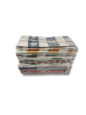 Assorti Jaquard  luxe Theedoek (set van 6) - 100% Katoen