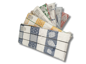 Assorti Jaquard  luxe Theedoek (set van 6) - 100% Katoen