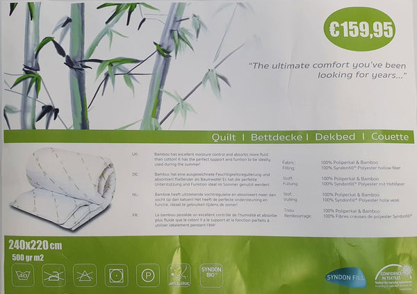 Bamboe Dekbed