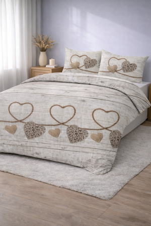 Dekbed Zonder Overtrek Live Laugh Love - Easy Dekbed