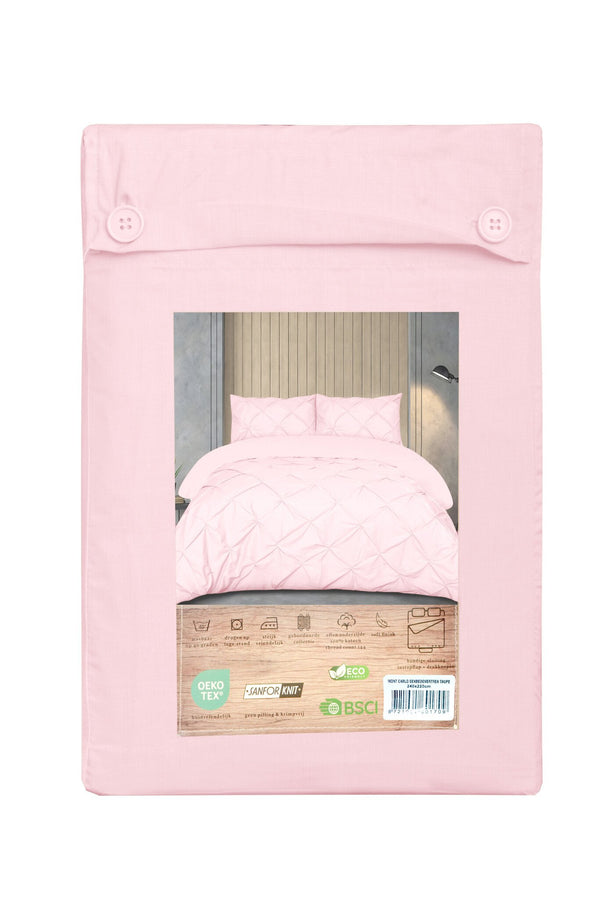Dekbedovertrek Monte Carlo Tea Pink