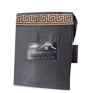 Dekbedovertrek Beauty Silk Lace - Grijs - 100% Glans Satijn 