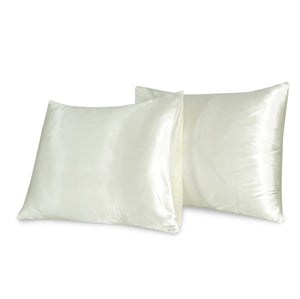 Kussenslopen Beauty Zijde Creme - 2 stuks 