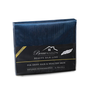 Kussenslopen Beauty Zijde Petrol Blauw - 2 stuks 