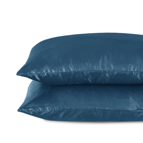 Kussenslopen Beauty Zijde Petrol Blauw - 2 stuks 