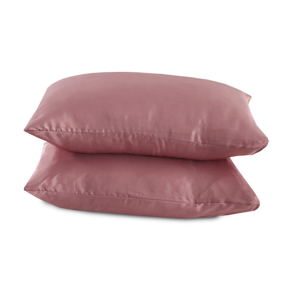 Kussenslopen Beauty Silk Rosewood - 2 stuks