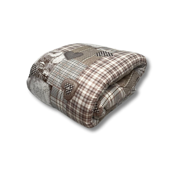 Dekbed Zonder Overtrek Beige-Taupe
