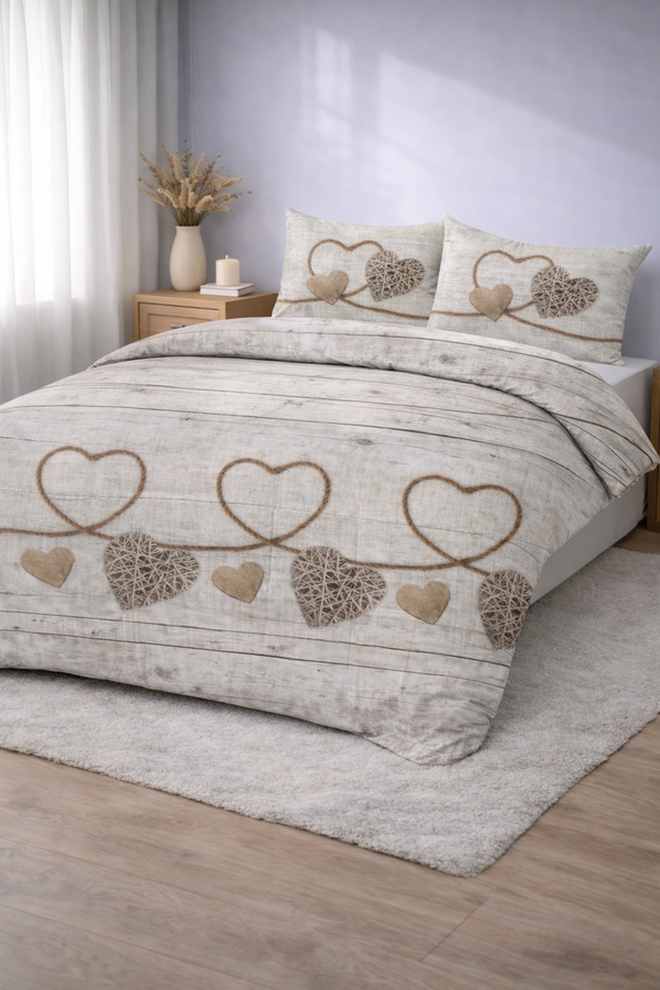Easy Dekbed Live Laugh Love | Dekbed Zonder Overtrek SALE