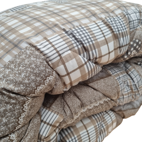 Dekbed Zonder Overtrek Beige-Taupe