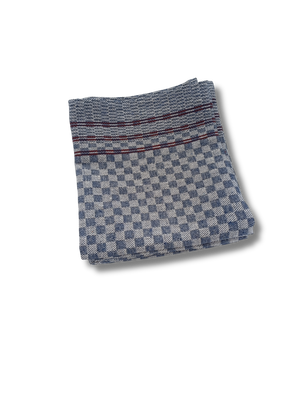Theedoek Royaal  50x90 cm (set van 6) - 100% Katoen Grijs of Blauw