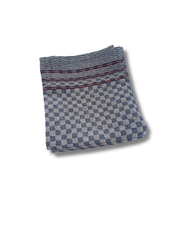 Theedoek Royaal  50x90 cm (set van 6) - 100% Katoen Grijs of Blauw
