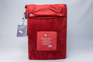 Dekbedovertrek Velvet Bordeaux 