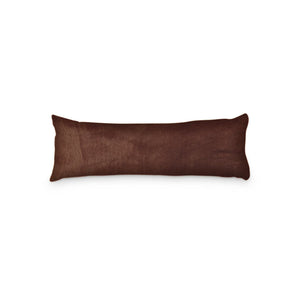 Lichaamskussen Sloop Velvet Coffee Brown