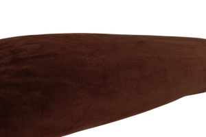 Lichaamskussen Sloop Velvet Coffee Brown