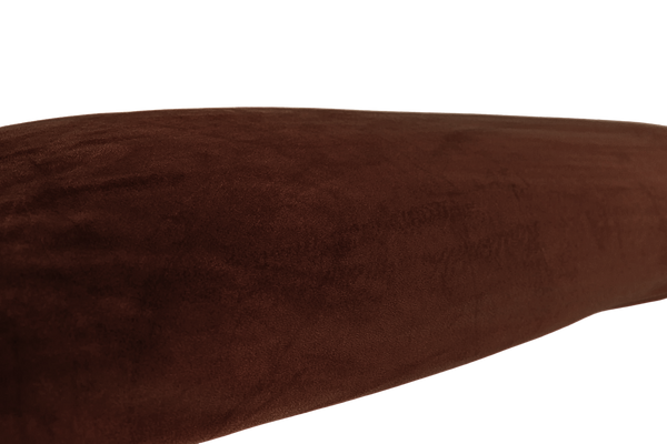 Lichaamskussen Sloop Velvet Coffee Brown