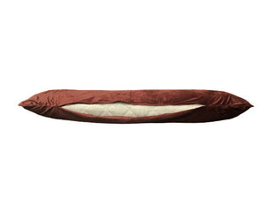 Lichaamskussen Sloop Velvet Coffee Brown